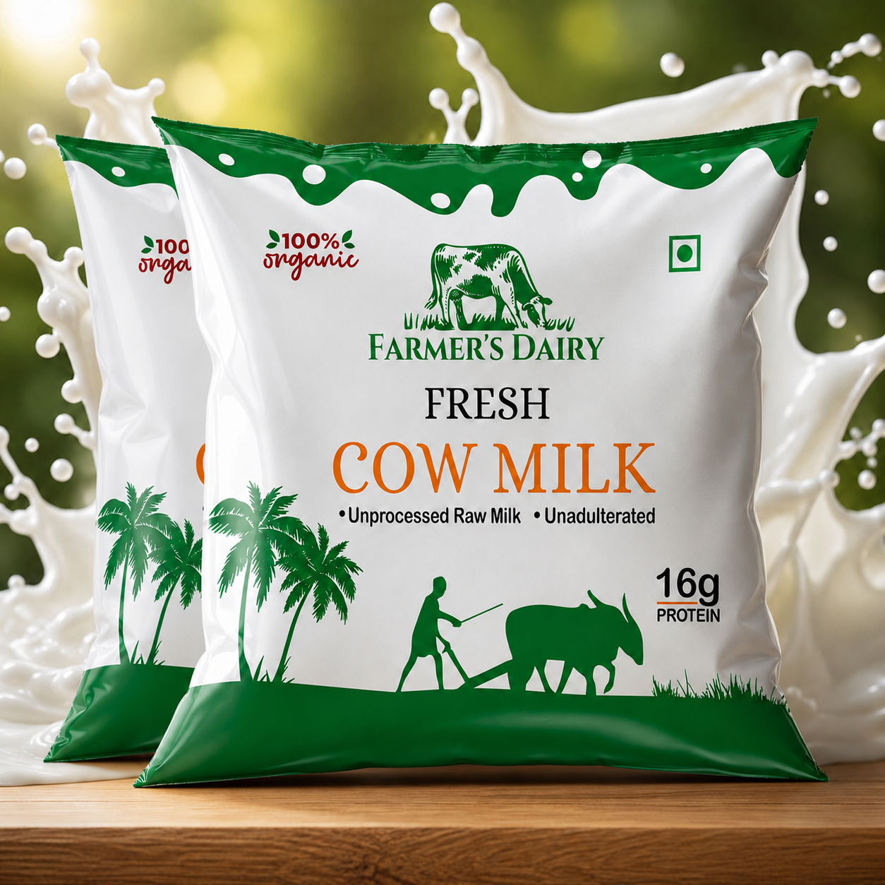 Raw Cow Milk 1000ml